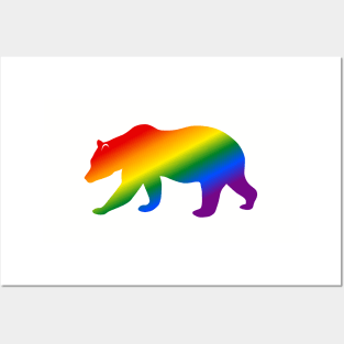 Rainbow Bear LGBTQ Pride Posters and Art